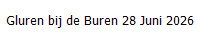 Gluren bij de Buren 28 Juni 2026